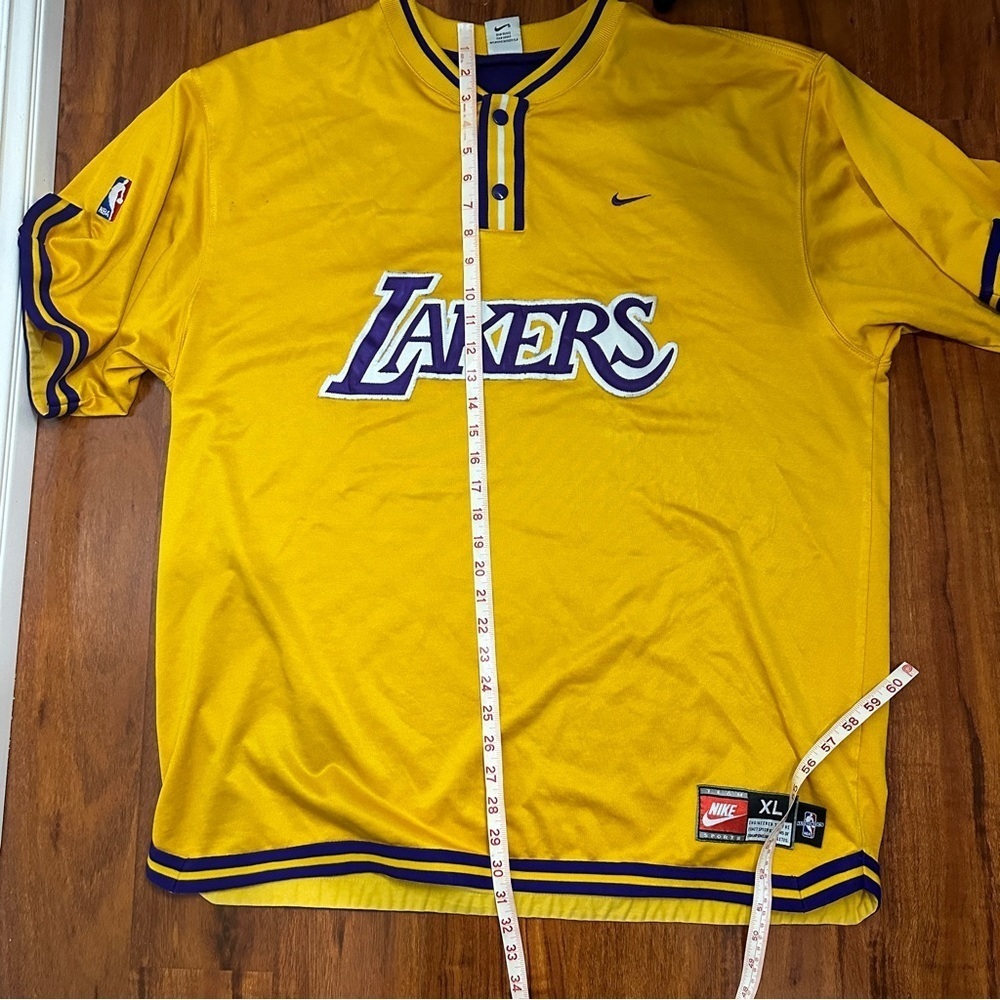 Nike Los Angeles Warm Up Vintage Jersey Shirt Size XL Kobe - Picture 9 of 9